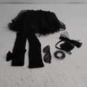 ONUPGO 80s Costume for Women, 80s Accessories Fancy Dress Neon Headband Earrings Fishnet Gloves Necklace for 80s Retro Party M