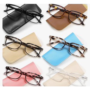 NOVIVON 6 Pack Reading Glasses with 6 Cases – Blue Light Blocking Readers for Women & Men, Computer eye glasses, Cheaters