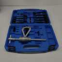 16pcs Blind Hole Collet Bearing Race and Seal Puller Extractor Kit, Blind Inner Bearing Puller, Hole Remover Extractor Set, Slide Hammer Puller Tool Set (Blue)