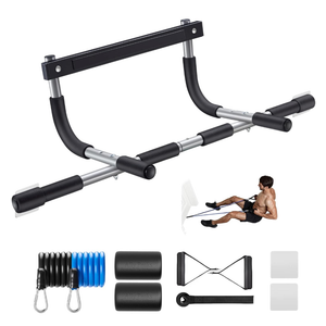 Ally Peaks Pull Up Bar for Doorway | Thickened Steel Max Limit 440 lbs Upper Body Fitness Workout Bar| Multi-Grip Strength for Doorway | Indoor Chin-Up Bar Fitness Trainer for Home Gym Portable