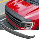 powoq Hood Protector Compatible with 2021-2026 Ford F150 Deflector Upgraded TPE Shield Hood Deflector Replacement for 2021-2026 Ford F-150 Accessories