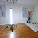 DUNWELL Vertical360 Tripod LED Work Light 5000 Lumens Portable Telescoping Work Light with 360 All-Around Brightness Collapsible, Standing LED Light Ideal for Garages, Shops, Attics & More