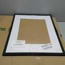 upsimples 16x20 Picture Frame, Display Pictures 11x14 with Mat or 16 x 20 Without, Wall Hanging Poster Frame, Black, 1 Pack
