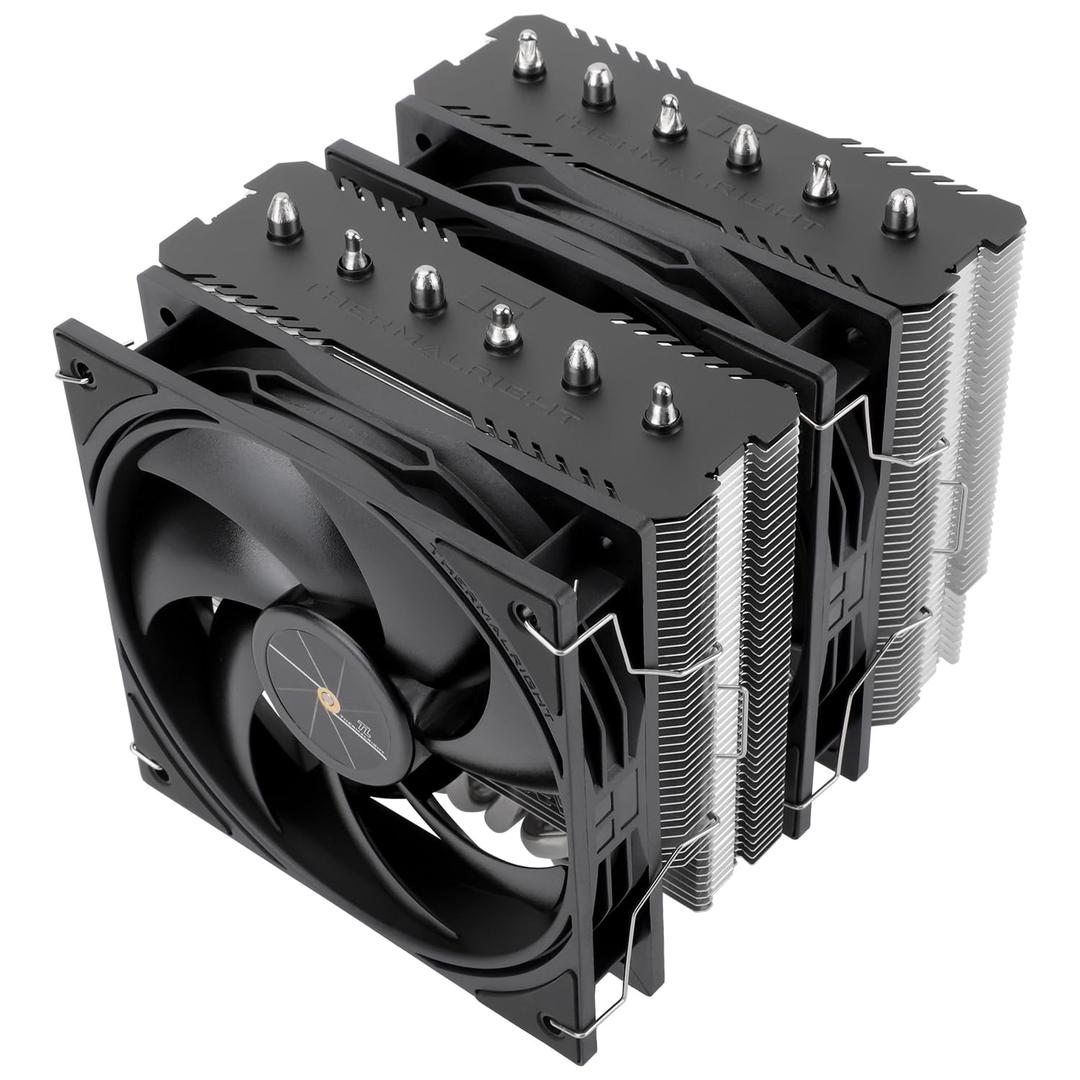 Thermalright Peerless Assassin 120 SE V3 CPU Air Cooler, 6 Heat Pipes, Double Towers Double Fans, TL-P12 PWM Fan, Aluminium Heatsink Cover, for AM4/AM5/Intel LGA1851/1700/1150/1151/1200PA120SE V3