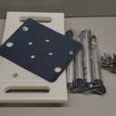 PELEGON Shower Chair for Inside Shower (350 lb) - Adjustable Height, Padded Seat, Shower Chair for Elderly and Disabled - Shower Chair for Adults, Tub Chairs for Bathtubs - Dark Blue