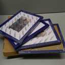 Heimlove 8x10 Picture Frame Set of 4,Photo Frames Display Pictures 8"x10",Blue Picture Frames 8x10 Wall Gallery Collage Wall Mount or Tabletop Display for Certificate Document