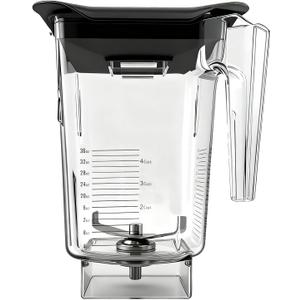 For Blendtec Wildside+ Jar Replacement Pitcher Cup Compatible with Classic/Designer/Professional/Commercial Series Container-36 oz Blending Capacity (Transparent)