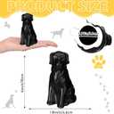 Honeydak 2 Pack Toilet Bolt Caps Decorative Dog Toilet Bolt Screw Covers Cute Ceramic Bathroom Decor Fun Themed Gadgets Bathroom Replacement Parts