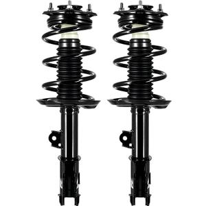 Front Struts Shocks Assembly w/Coil Spring Pair Black Fit For 2007-2017 for Jeep Compass Patriot Fit For 2007-2012 Dodge Caliber SE SXT OE 172367 172368