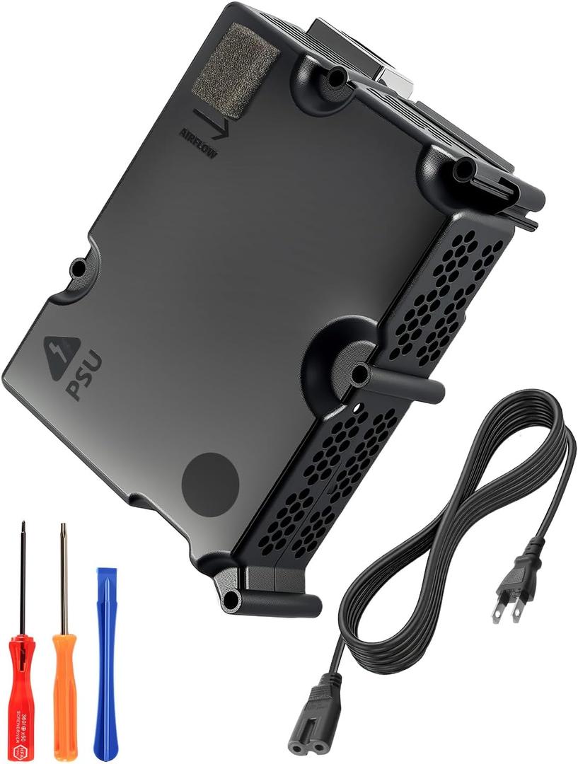 Internal Power Supply Replacement Compatible with Xbox Series S, Game Console Power Supply AC Adapter Charger Brick with Cord 100V-240V