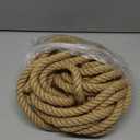 Jute Rope, 3/4 Inch x 50 FT, Heavy Duty, Brown, Rustic, Perfect for Home Decor, Crafts, Landscaping, Cat Scratching Posts, Camping