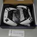 FCHOZY 2026 Upgraded Retro Gaming Console, Classic Video Games with 4K HDMI, 20,000+ Games and 23 Emulators, Nostalgia Game Stick Pro, Upgraded Dual 2.4G Wireless Controllers 64GB (White)