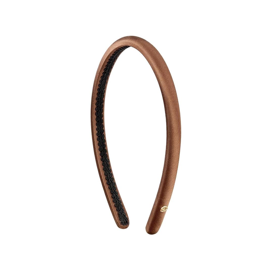 EVITA PERONI Thin Silk Headbands for women Satin Nonslip Comfort Hairband