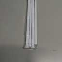 2 Pack Small Spring Tension Curtain Rod 12 to 20 Inch, Thin Tension Rod No Drill for Window Cupboard Closet, White 