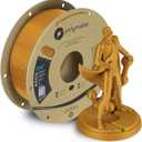 Polymaker PLA PRO Filament 1.75mm 1kg, Tough & High Rigidity Metallic Gold 3D Printing Filament, PolyLite PLA PRO 3D Printer Filament 1.75mm, Print with Most 3D Printers