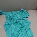 Horse Slinky Hood with Zipper, Stretch Spandex Sleazy Hood for Mane Protection, Breathable Horse Neck Cover for Show Prep, Braids Saver, Sleek Grooming Under Blanket Use Turquoise X-Large