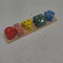 Montessori Toys for 1 2 3 Year Old Boy Girl, Toys for Ages 2-4 Toddlers Kids Baby, 1 2 Year Old Birthday Gifts, Toddler Stocking Stuffers Wooden Learning Puzzles Shape Sorter Toy for Toddlers 1-3