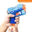 Banvih 2 Pack Mini Blaster Guns for Nerf, Small Toys Pistols for Kids Toddlers Boys Ages 3-5 5-7 8-12 Year Olds Birthday Gifts - 20 Refill Foam Darts and 2 Wristbands