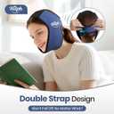 Hilph 3D Wisdom Teeth Ice Pack Wrap, 1 Hours Long-Lasting Ice Pack for Jaw, Cheek & TMJ with Ice Grid Gel Design, Flexible Gel Face Ice Wrap for Pain Relief After Oral Surgery, Wisdom Teeth Removal