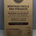 Regalo Safety 29-38.5" Baby Gate for Doorways & Bottom of Stairs, Pressure Mounted Baby Gate with Door for Babies, Toddlers & Pets, Tested & Safe for 30 Years, American Designed, American Owned, White