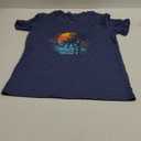 Women's T-Shirts V-Neck Dragonfly Tee Cute Summer Graphic Shirts Vintage Boho Flowers Short Sleeve T Shirt (Medium, Blue4)