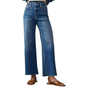 KUNMI Jeans for Women Wide Leg Baggy High Waist Boyfriends Straight Leg Stretchy Denim Pants Trendy Fall 2025, (8)