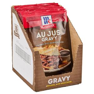 McCormick Au Jus Gravy Mix, 1 oz (Pack of 12) (EXP 03/06/28)
