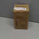 WhiteRhino Glass Pickle Jar with Strainer Flip,34oz Pickle Container,Hourglass Pickle Juice Separator Jar for Olives,Gherkins or Sliced,Leakproof Dishwasher Safe