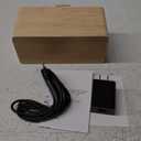 MOSITO Digital Wooden Alarm Clock with Wireless Charging, 0-100% Dimmer, Dual Alarm, Weekday/Weekend Mode, Snooze, Wood LED Clocks for Bedroom, Bedside, Desk, Kids (Bamboo)