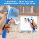 4PCS Pet Grooming Tools Dog Brush | Pet Grooming Rake | Dog Hair Remover | Dog Shampoo Brush 4-in-1 Pet Grooming Kit Suitable for detangling, Hair Removal, Bathing, and Massage