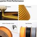 Snapmaker Matte PLA Filament 1.75mm, 3D Printer PLA Filament, Dimensional Accuracy +/- 0.02 mm, 300mm/s High Speed Printing Clog-Free Filament for Most FDM Printers, 2.2lbs Sakura Pink