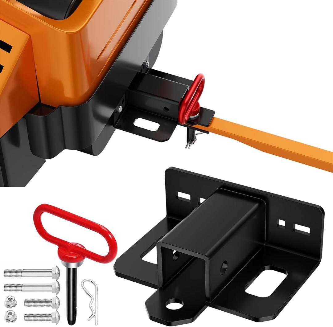 Upgraded Zero Turn Lawn Mower Hitch with 1 1/4" inch Hitch Receiver & Hitch Pin