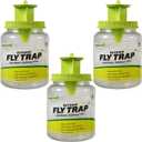 Rescue! Outdoor Fly Trap - Reusable - 3 Traps