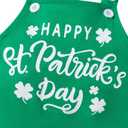 Baby Boys Girls Happy St.Patrick's Day Rabbit Easter Outfits Romper with Hat (6-12 Months, Green)