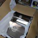 Kraus Kitchen Sinks Undermount - 33 Inch Stainless Steel Kitchen Sink, 60/40 Double Bowl, 16 Gauge, Model KHU103-33