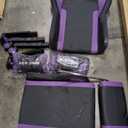 GTRACING Gaming Chair with Speaker and Footrest Office Computer Chairs Music Video Gamer Chair Heavy Duty Ergonomic Computer Office Desk Chair Purple