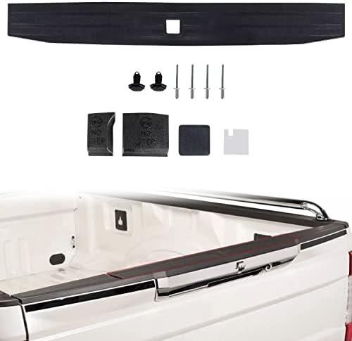 RANSOTO Tailgate Molding Trim Compatible with 2017-2022 Ford F250 F350 F-250 F-350 Super Duty Flexible Flex Step Rear Center Truck Spoiler Protector Cover Replaces FO1904134
