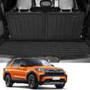 Custom for 2020-2025 2026 Ford Explorer Cargo Mats Trunk Liner and 3rd Rear Seat Backrest Mat All Weather TPE Protection Mat Accessories (for 2020-2026 Ford Explorer)