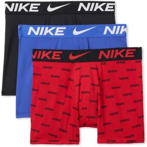 Nike Boys' Dri-FIT Essentials Micro Multi-Pack Boxer Briefs (XL)