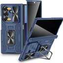 VEGO for ZFold7Case: Galaxy Z Fold 7 Case: with Slide Camera Cover[Builtin Privacy Screen Protector][Adjustable Kickstand] Full Body Drop Protection Case for Samsung Galaxy Fold 7 5G 2025  Blue