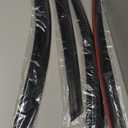 Rain Guards for Chevrolet (Chevy) Malibu 2016-2023, Tape-on Side Window Deflectors for Chevrolet Malibu, Window Visors for Chevrolet Cars, for Chevrolet Car Accessories, 4 pcs