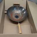 JOYCE CHEN Classic Series 14-Inch Carbon Steel Wok with Birch Handles