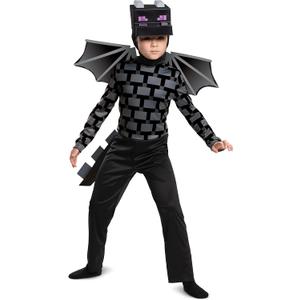 Disguise Minecraft Ender Dragon Costume for Kids, Video Game Inspired Character Outfit ((4-6))