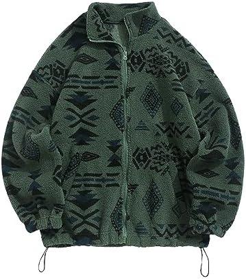 ZAFUL Women's Fashion Long Sleeve Zip Up Plain Faux Fur Sweatshirt Solid Color Pullover Top with Pockets, S