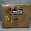 HOLMES 16" Digital Stand Fan, 80 Oscillation, 3 Speeds, 3 Modes, 7.5 Hour Timer, Adjustable Height, 30 Adjustable Head Tilt, Ideal for Home, Bedroom or Office, Remote Control, Black