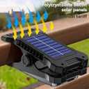 Led Solar Light with Human Body Sensing Clip Light/Outdoor 