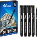 2 x Perco Counterfeit Money Detector Pen (5 Pack) - Easy to Use and Reliable Universal Currency Fake Bill Checker for Personal & Commercial Use - Ensures Authenticity & Prevents Fraud