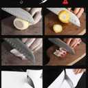 USB Electric Knife Sharpener for Home Commercial Chef, Double Sided Knife Sharpener, Quick Sharpening & Polishing-With 3 Pcs Replacement (White)