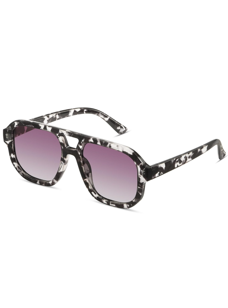 livho Trendy Polarized Square Aviator Sunglasses Women Men Square Eyewear Frame, Retro Sun Glasses for Women Men 2025 Shades
