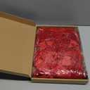 24 Pcs Velvet Bows Christmas Tree Ornaments Vintage Velvet Ribbon Bows for Tree Garland Wreath Indoor Xmas Decorations(9 x 13 Inch,Width of 1 1/2",Red)